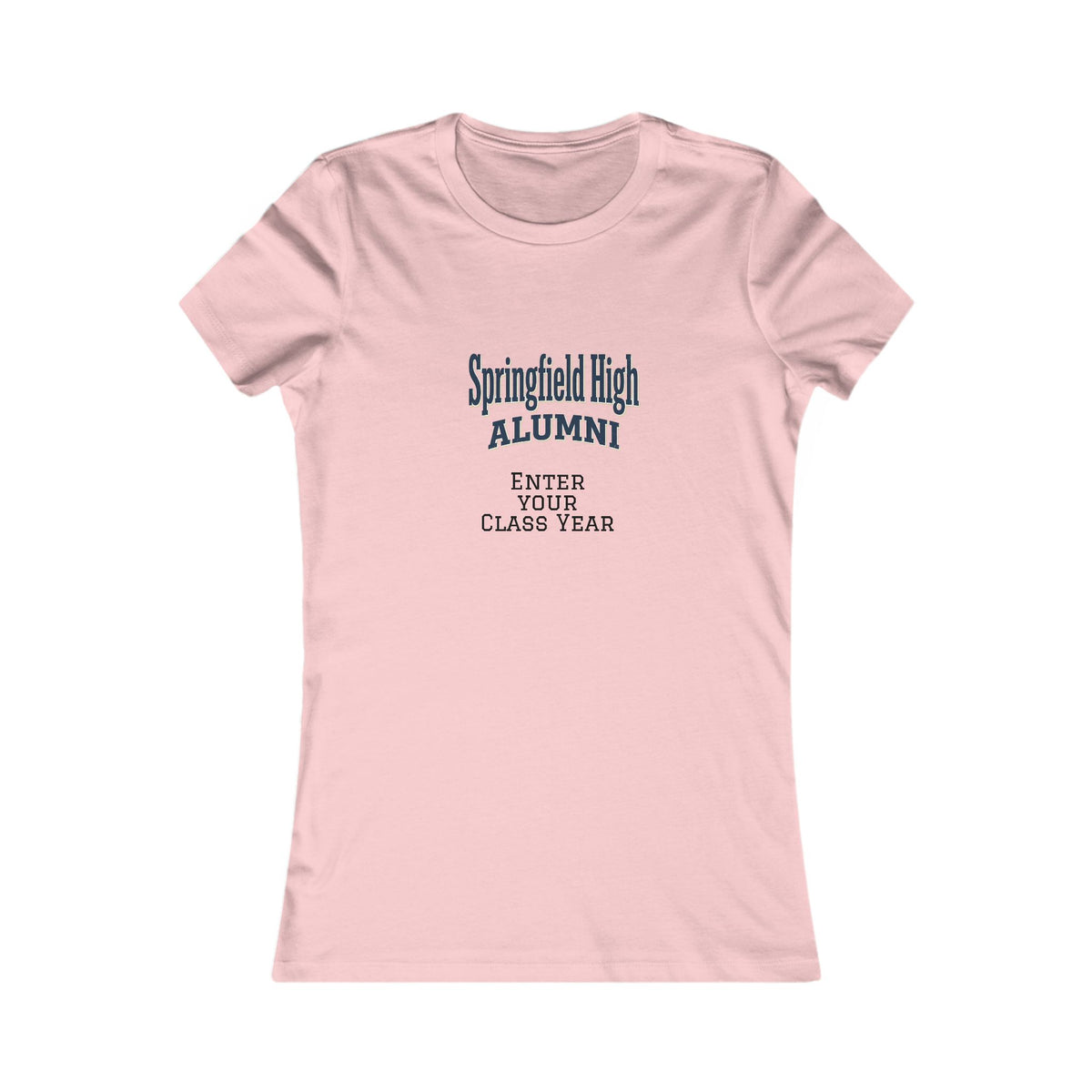Springfield High Alumni Women's  Favorite Tee — Customizable Class Year