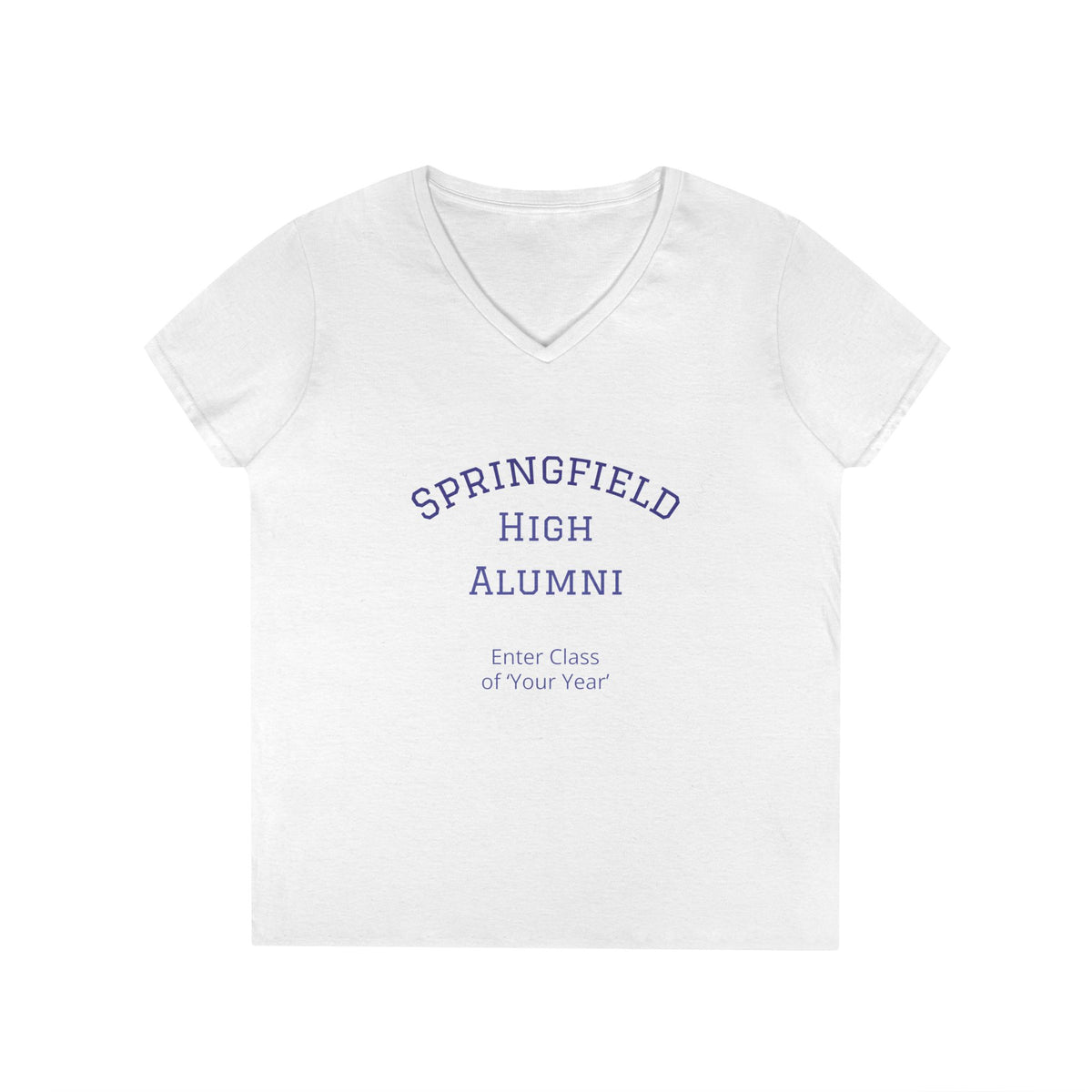 Women’s Alumni T-Shirt —  V-Neck  (Customize your Class Year)