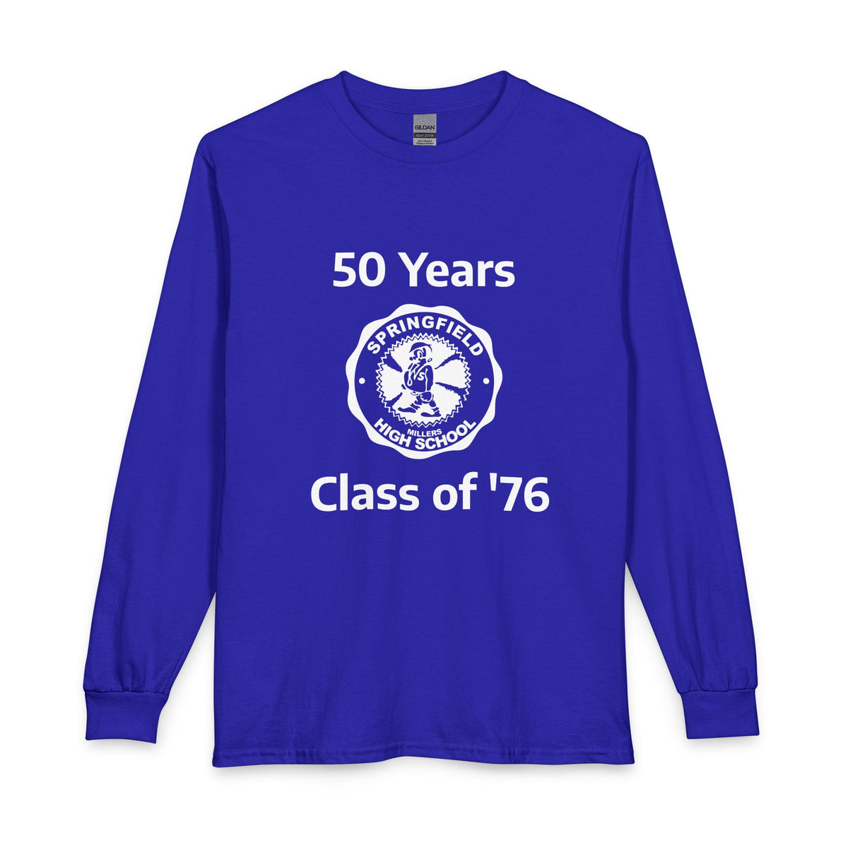 Class of '76 - 50 Years Reunion Long Sleeve Shirt – Springfield High School Alumni