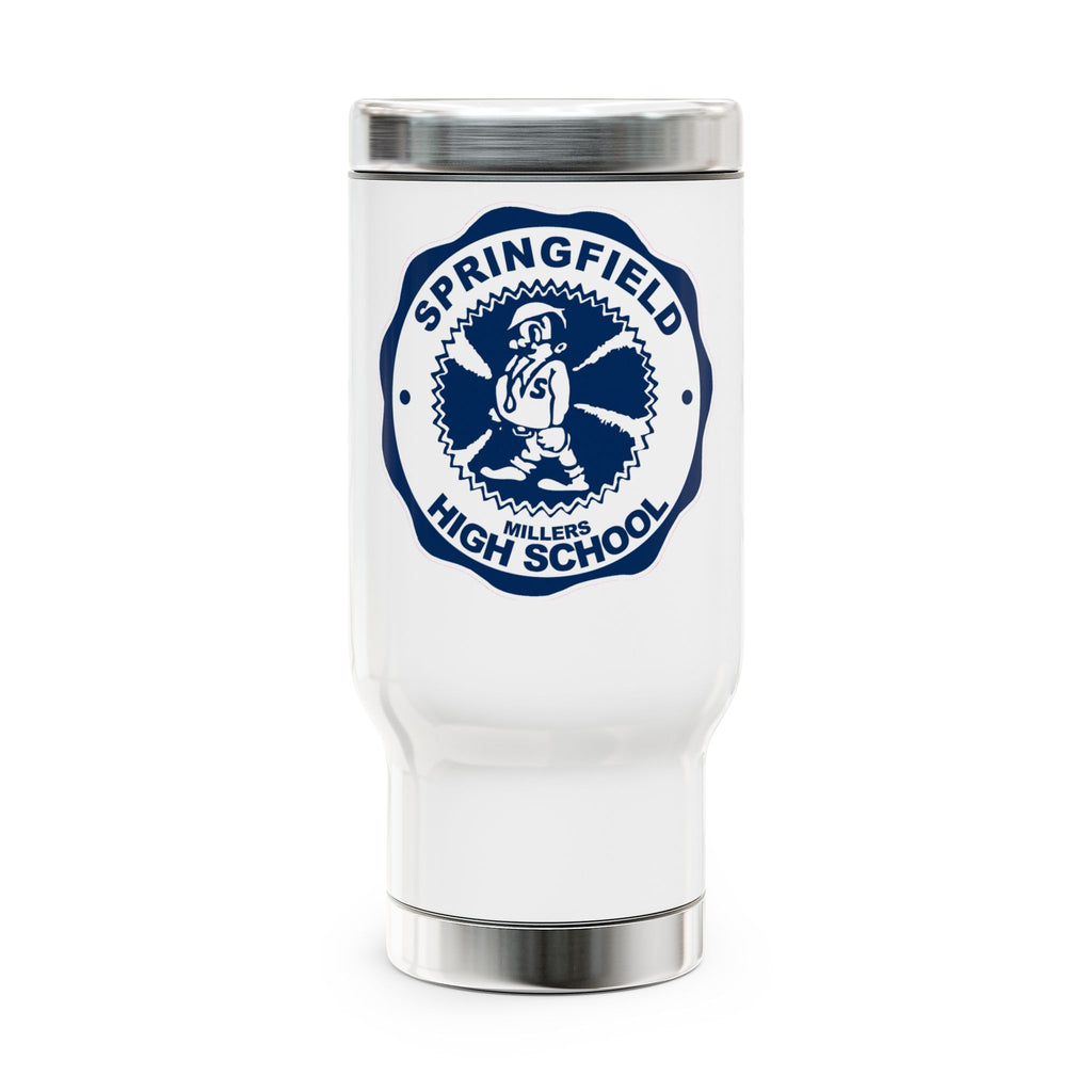 Springfield Millers High School Travel Mug — 14oz Stainless Steel Insulated with Handle