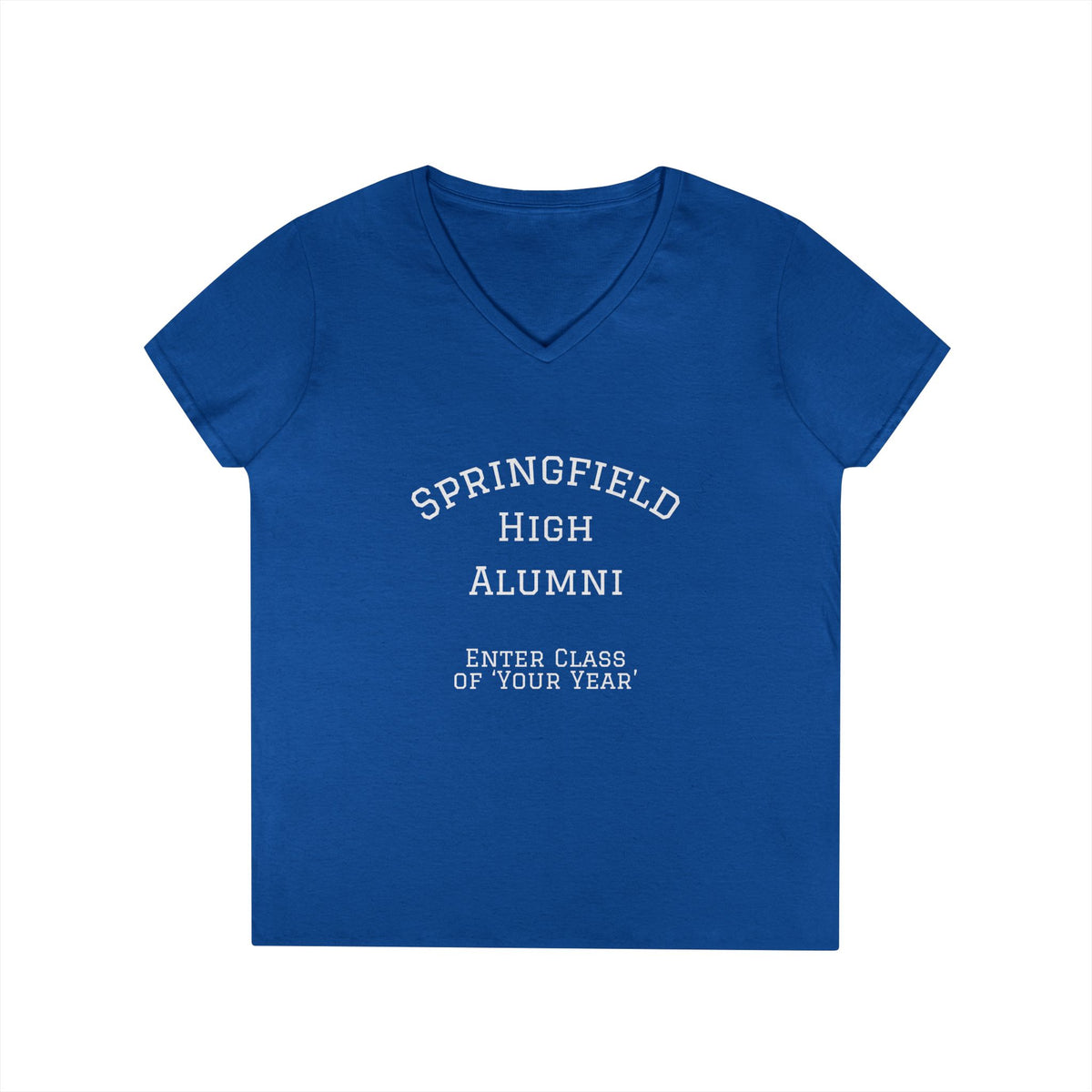 Women’s Alumni T-Shirt —  V-Neck  (Customize your Class Year)