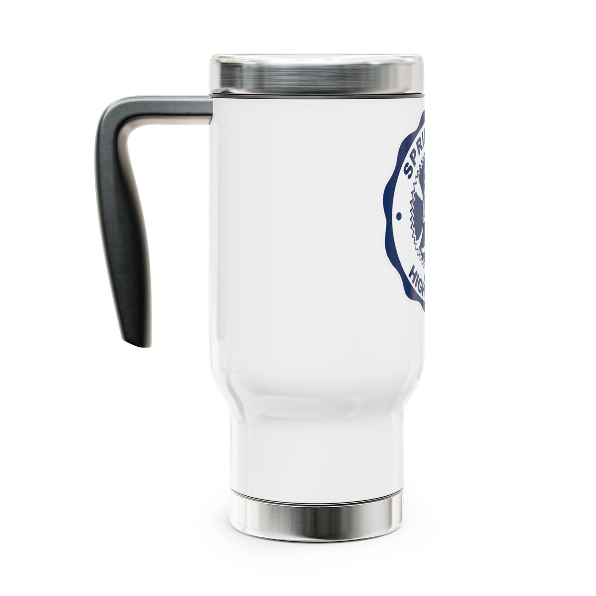 Springfield Millers High School Travel Mug — 14oz Stainless Steel Insulated with Handle