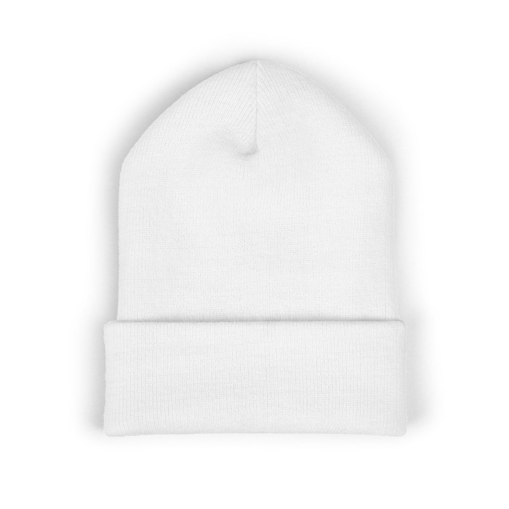 Embroidered Vintage Compass Cuffed Beanie