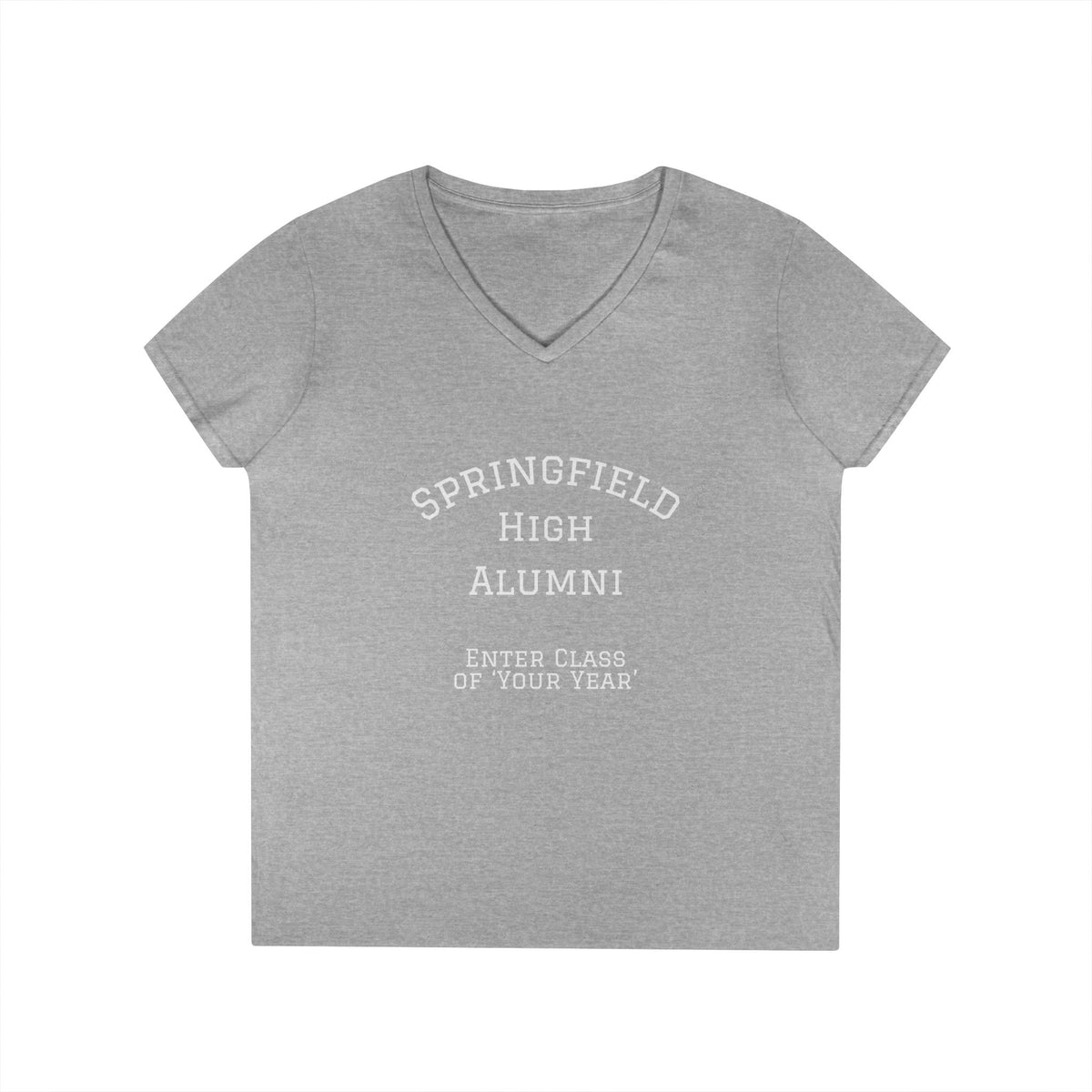 Women’s Alumni T-Shirt —  V-Neck  (Customize your Class Year)